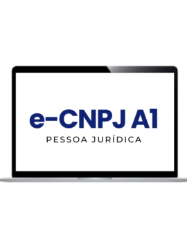Certificado Digital e-CNPJ A1 com 1 Ano de Validade