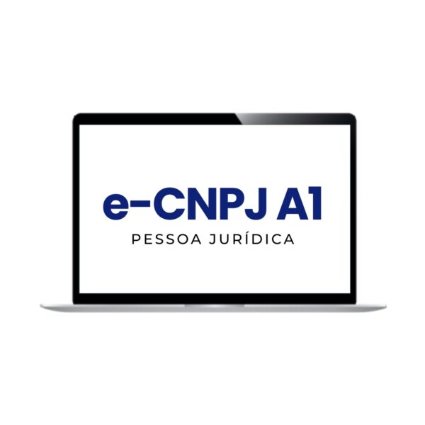 Renovação Certificado Digital e-CNPJ A1 com 1 Ano de Validade