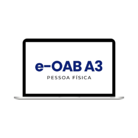 Certificado Digital e-ADVOGADO A3 com 3 Anos de Validade