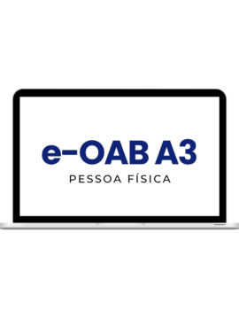 Certificado Digital e-ADVOGADO A3 com 3 Anos de Validade